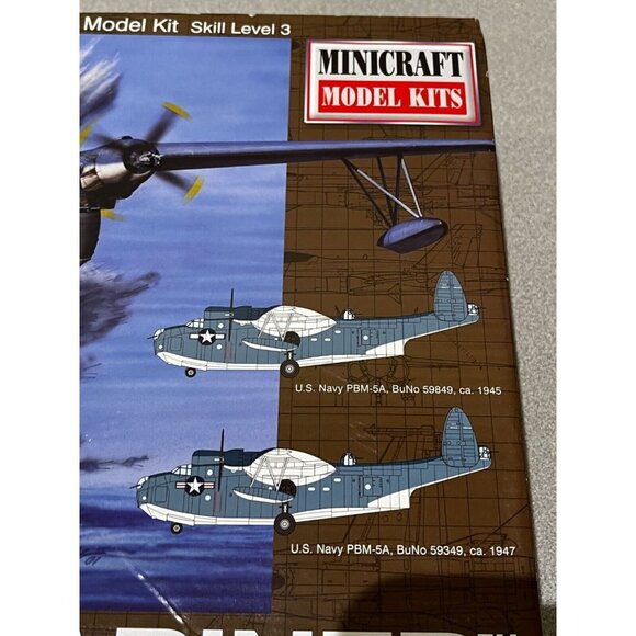 Minicraft 1:72 Scale 11669 Lockheed PBM-5A Mariner Premium Aircraft Model Kit - Picture 3 of 11